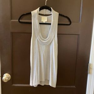 Grey sleeveless top